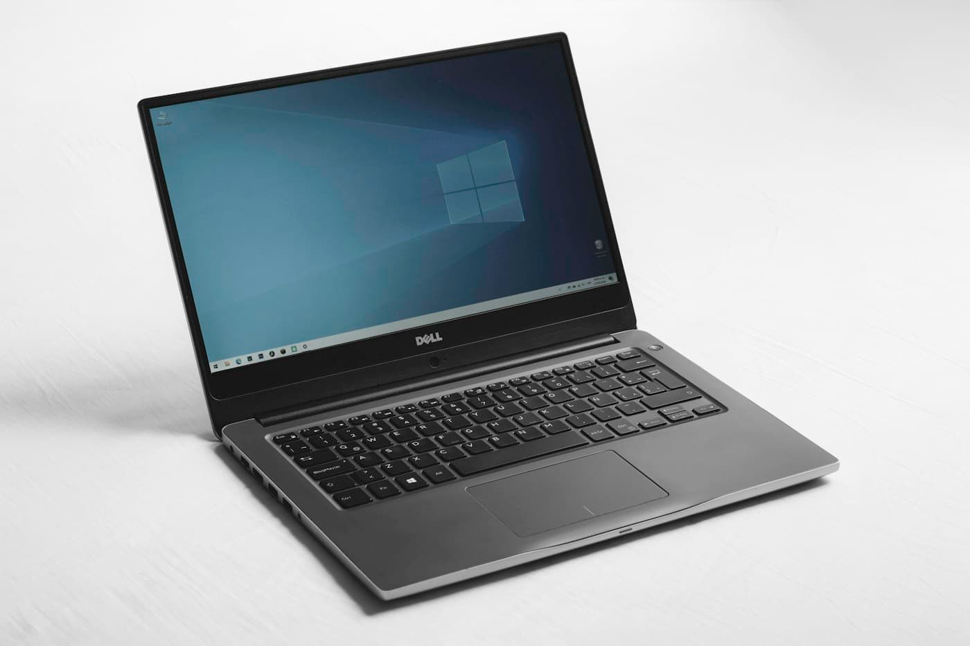 Open laptop showing its display